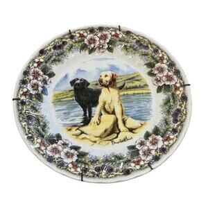 Vintage Hunting Dogs Churchill Made in England Plate by Ray Hutchins